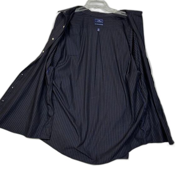 Dockers Mens XXL Black Shirt Size 18/18.5 34/35 Long Sleeve Button Up - Picture 3 of 14